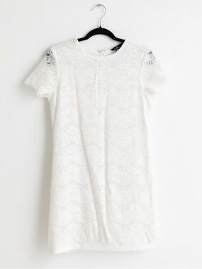 Lulu's White Lace Mini Dress